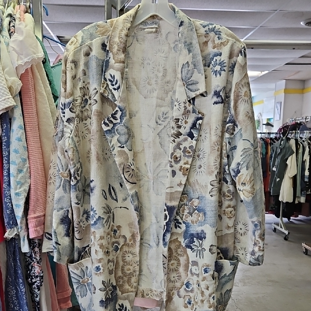 Floral Patterned Blazer